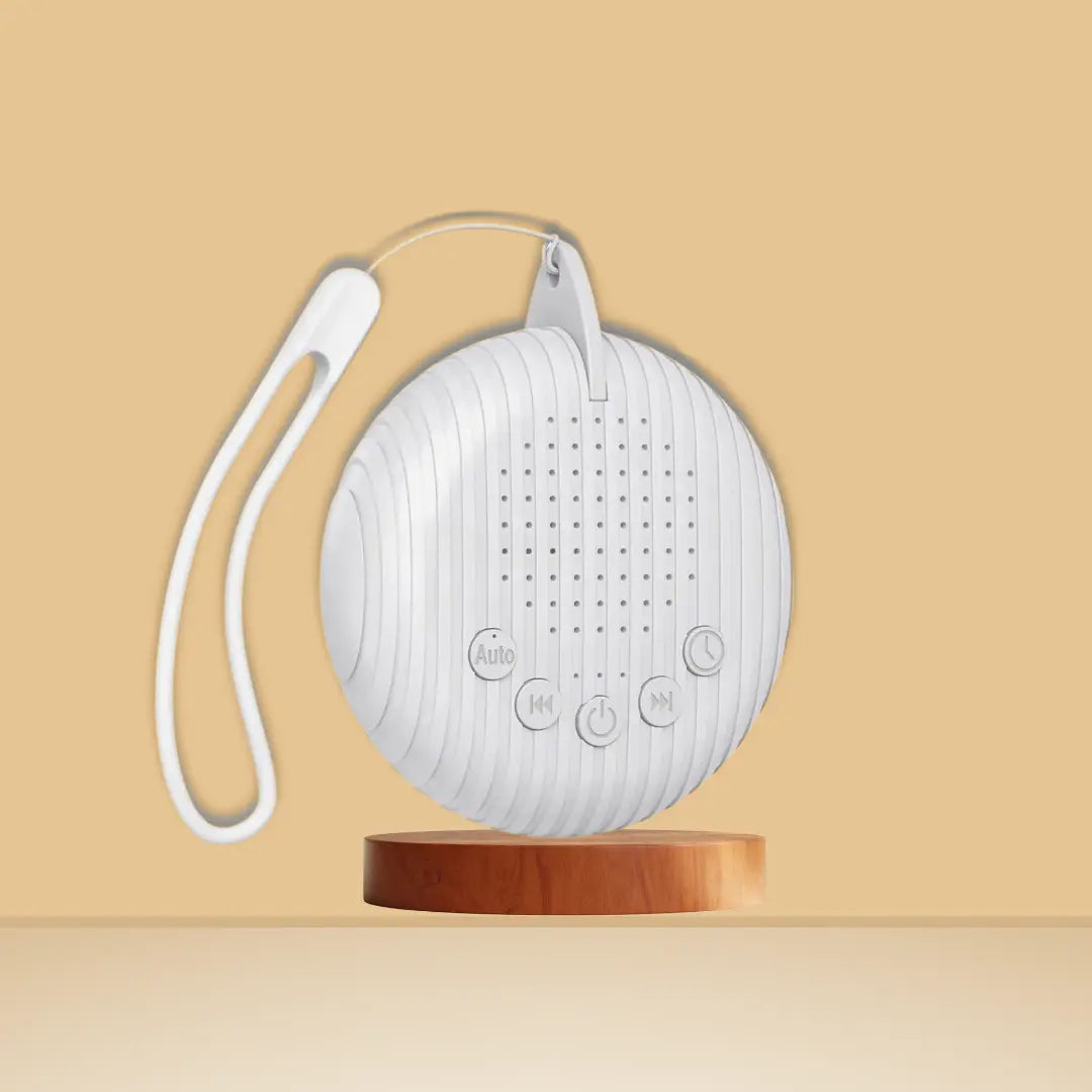 Lightweight Mobile White Noise Machine & Clock