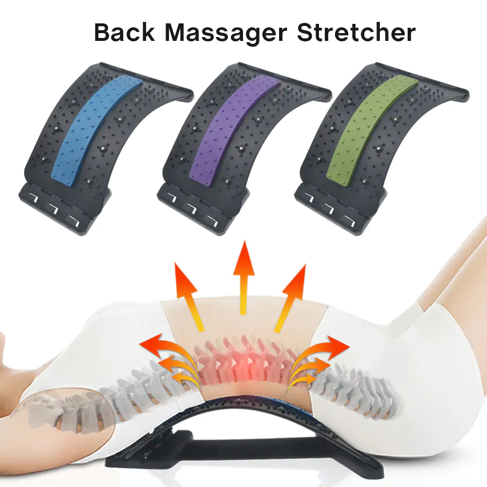 Back Massage Pad for Cervical Spine, Lumbar Spine, and Legs with 88 Massage Points