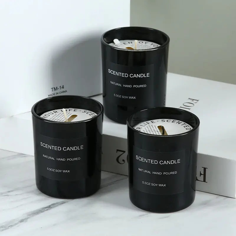 Sleek Luxury Candles with Various Scents