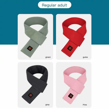 Heated Scarf with Adjustable Heating Levels