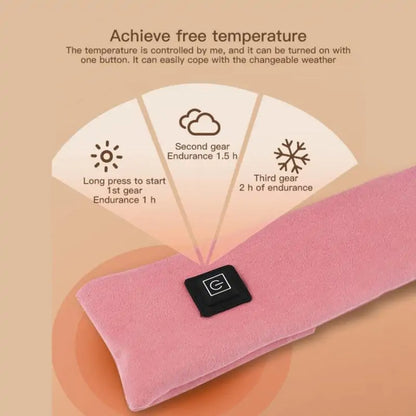 Heated Scarf with Adjustable Heating Levels