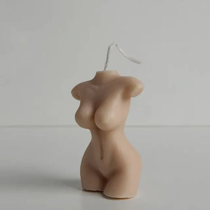 Artistic Candles: Sculpted Women's Body