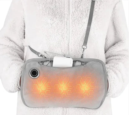 Portable Flannel Handwarmer with Purse Features