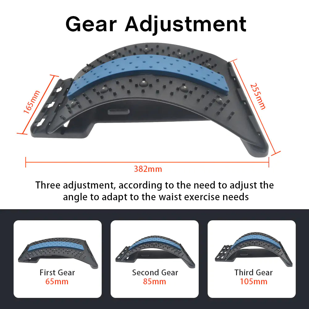 Back Massage Pad for Cervical Spine, Lumbar Spine, and Legs with 88 Massage Points