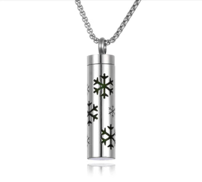 Aroma Elegance: Stainless Steel Essential Oil Diffuser Necklace