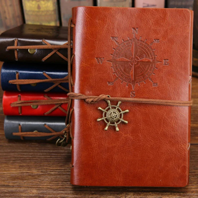 Vintage Style Leather Bound Journal