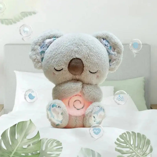 Breathing Koala Sleep Aid – Ambient Light & Soothing Sounds for Babies