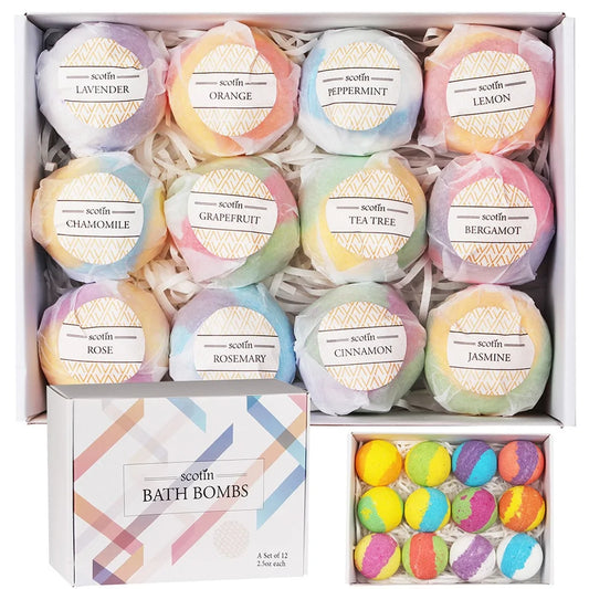 Luxurious  Bath Salt Balls- 12pcs/Box