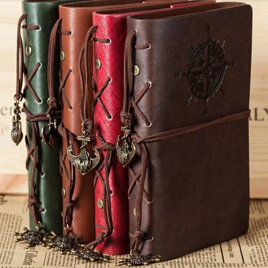 Vintage Style Leather Bound Journal