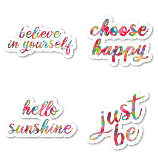 4 Pack of Fun Vinyl Decal Sticker